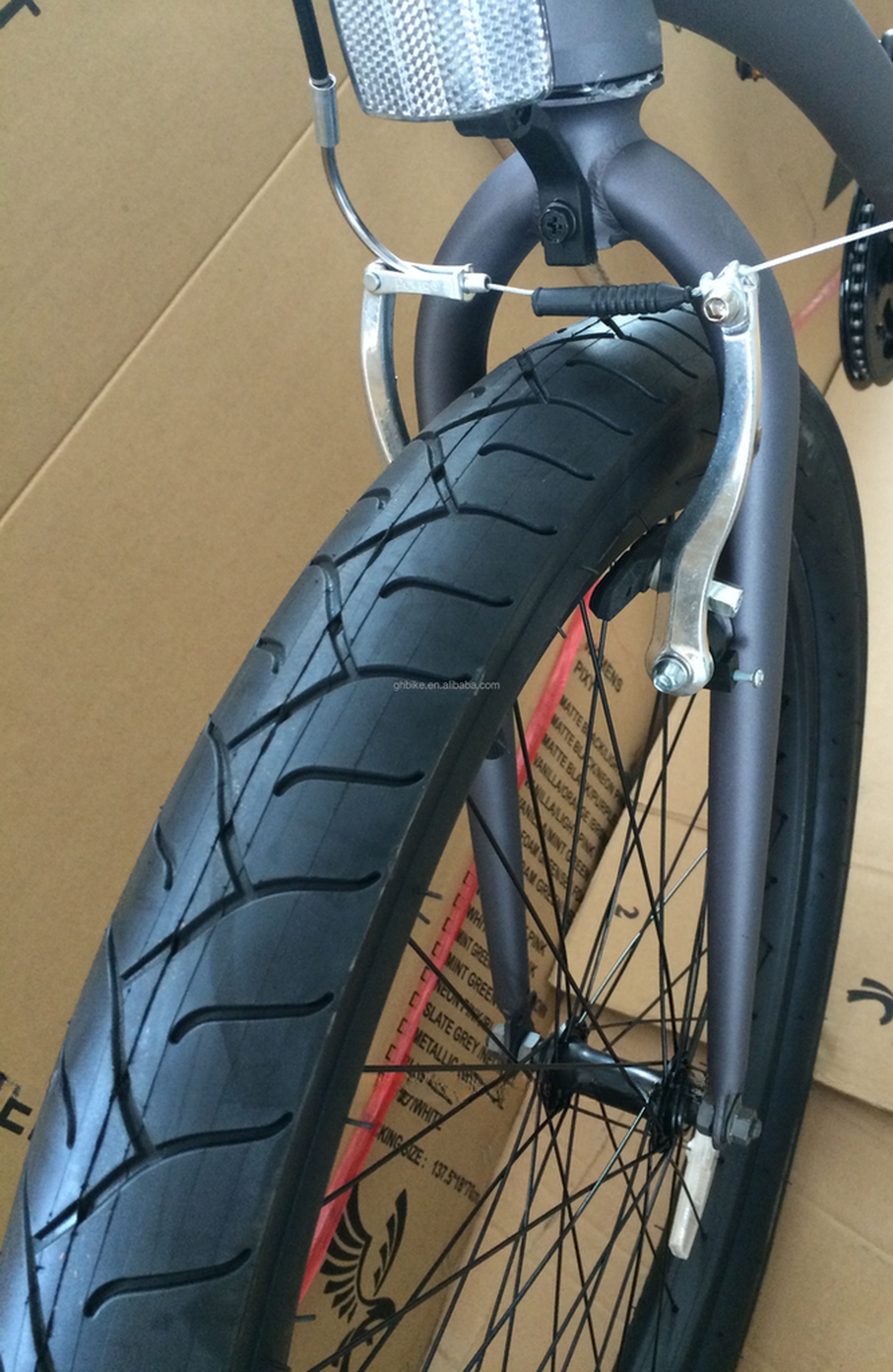 120kg Load Capacity 29" 3.0 Tire 7 Speed Aluminum Step Thru Lady Beach Cruiser Bicycle
