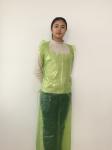 Round Neck PE Apron Flat Packed Waterproof Embossed Surface For Protection