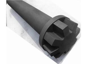 China Diameter 90mm Graphite Rotor Customized Shaft Length for Industrial wholesale