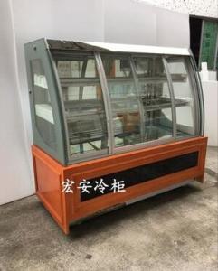 China Countertop Glass Cake Display Cabinet Low Noise High Efficiency Demist wholesale