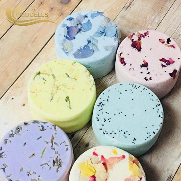 Organic Aromatherapy Shower Steamers For Gift Set Green And White