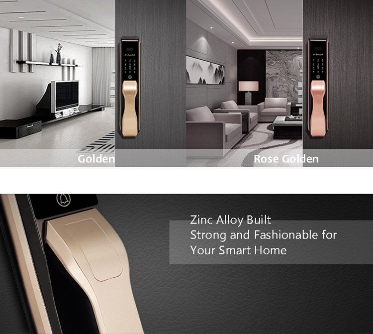 Absolutely Amazing Automatic Operation Fingerprint Password Digital Electric Door Lock