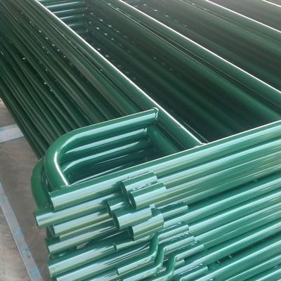Heavy duty oval rail hot dip galvanized steel cattle panel / livestock panels