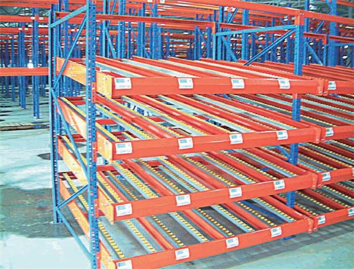 FIFO Warehouse Carton Flow Rack / Gravity Flow Racking Systems For Tobacco Industry