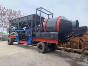 China Movable Plant Concrete Mixer Machine , High Precision Stationary Concrete Plant wholesale