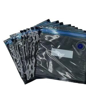 China Kernels PA PE Zipper Food Storage Vacuum Bag Blue Heat Seal Zip Pouch wholesale