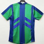 Blue Red Polyester Vintage Retro Soccer Jerseys Quick Dry