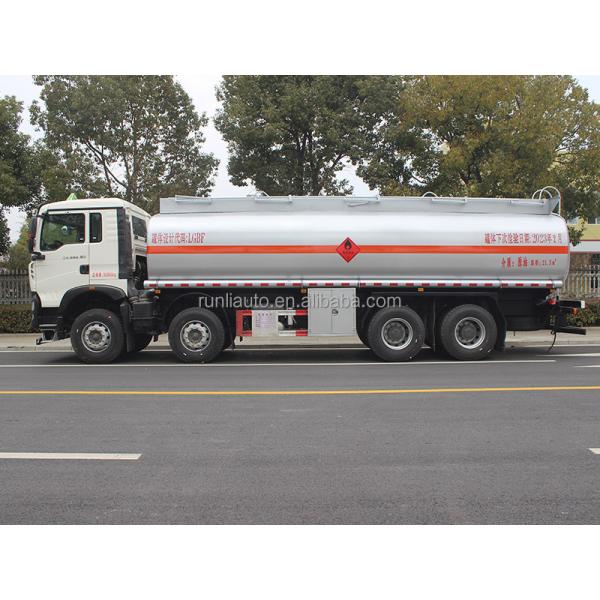 Shacman Delong Chemical Tank Truck Euro 6 80km/H Maximum Speed Fuel Tank Truck
