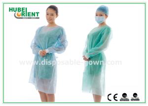 China Glass Fiber Free Adjustable Wrist Disposable Isolation Gowns wholesale