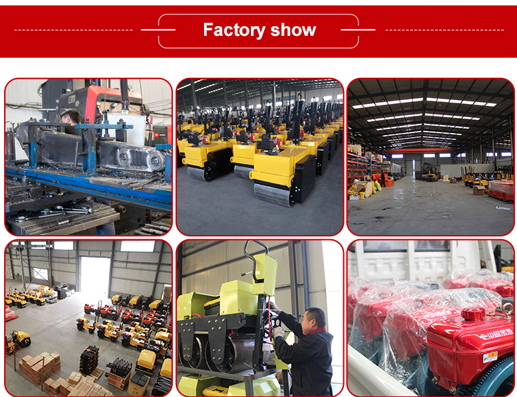80KN Exciting Force Disc Air Cap Oil Brake Road Roller for Construction Engineering