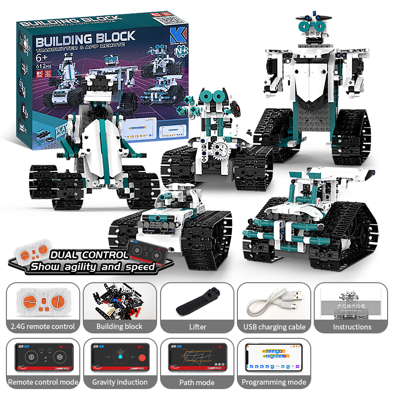Multi-functional Steam Programming Educational Robot with Induction Remote Control