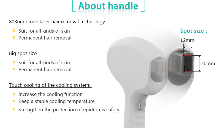 Manufacturer supply permanent painless 808 laser hair removal 808nm diode laser hair removal machine