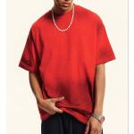 Mens White Mock Neck T Shirts 230grams Fabric Weight Quick Dry Cooling