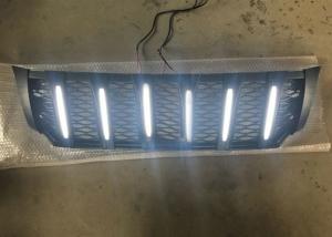 China 4x4 Nissan Navara Parts LED Front Grille Matte Black / Red / White Color wholesale