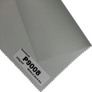 China Custom 100% Polyester Blackout Roller Blinds Fabric Double Face Dip Coating wholesale