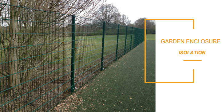 High Strength Q235 Galvanized Double Loop Fencing PVC Coated 868 Mesh Fencing