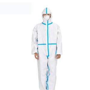 China Eco Friendly Disposable Isolation Clothing , Light Weight Disposable Body Suit wholesale