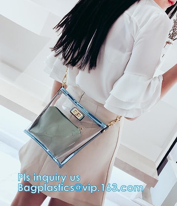 420D PVC Travel pouch shopping shoulder bag large capacity beach bag, handled PVC non-woven shopping bags, handle handy