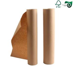 China FSC Certified Expansible Brown Kraft Paper Sheets 80gsm 90gsm wholesale