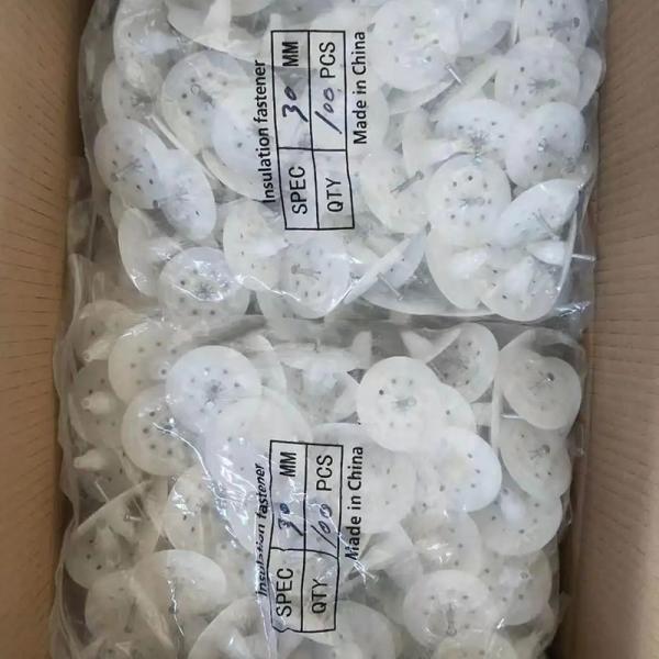 White Wall Insulation Anchor with Corrosion Resistance Customizable Logo Inner Screw Nail 25-250mm