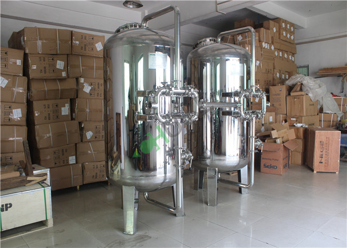 Vertical SS304 SS316 SS Filter Housing Sand Vessel for Removing Particles in Water