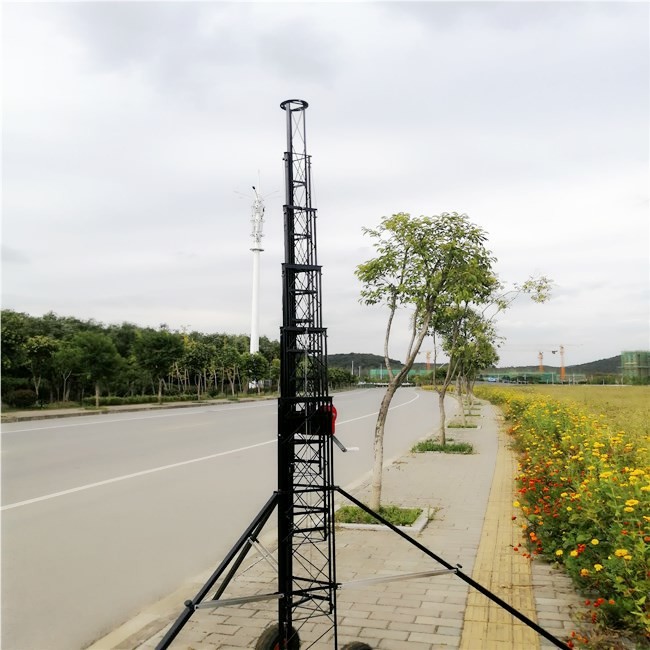 Winch Up 9M Lightweight Ham Radio Mast Telescoping