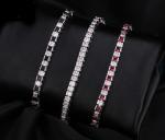Fashion Bangle AAAA Cz Gold Silver color Wedding Bracelet bangle for women