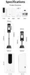 Chrome Plated 33 Oz Touchless Hand Sanitizer Dispenser