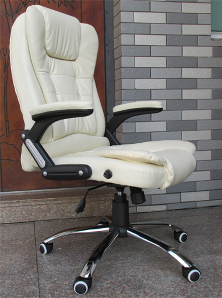 Commercial Furniture Classic Boss Office Chair with Massage Footrest in PU Leather
