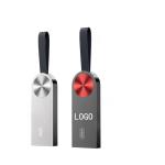 OEM 32GB 64GB 2.0 Metal USB Flash Drive UDP chips With Lanyard