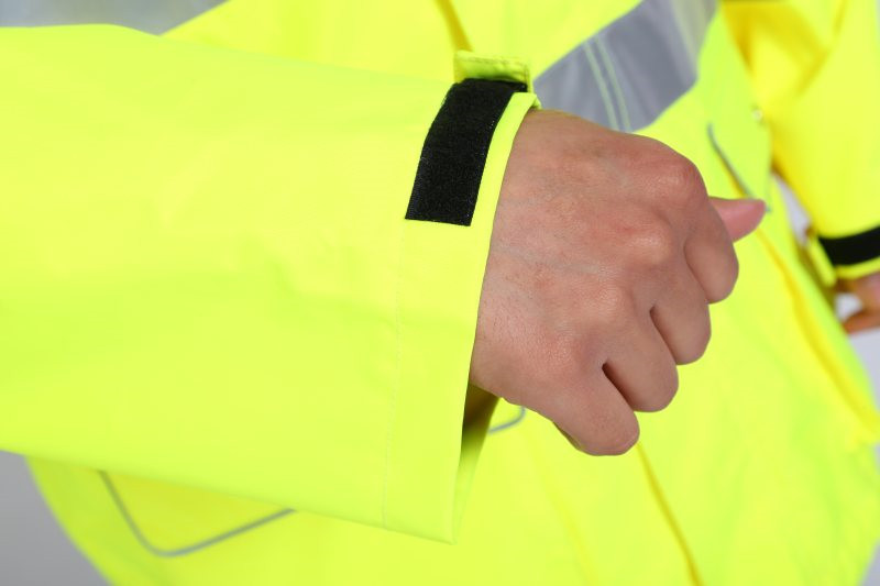 OEM 100% Polyester 300D*300D Oxford Lightweight Hi Vis Jacket For Cold
