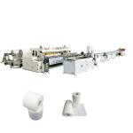 Rewinder 4 Anvil Blades Toilet Paper Production Line 2800mm Width Band Saw