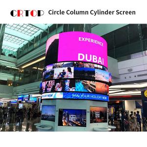 China Cylindrical Bending Flexible LED Display Screen Indoor FM6363B IC wholesale