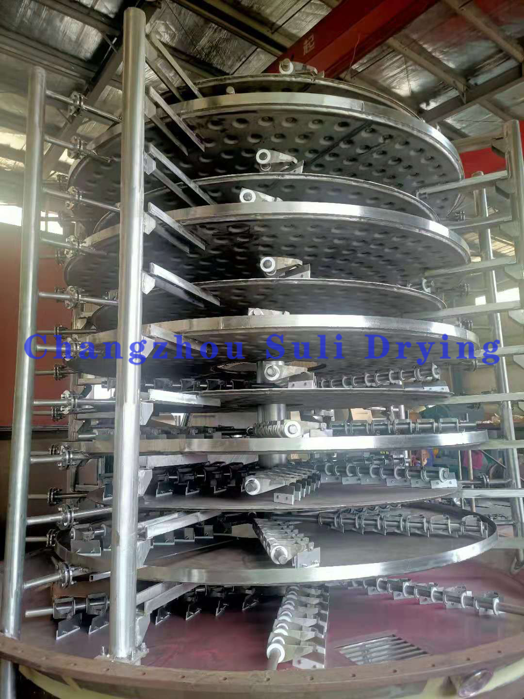 Continuous Vacuum Chlorinated Paraffin Plg Series Disc Dryer