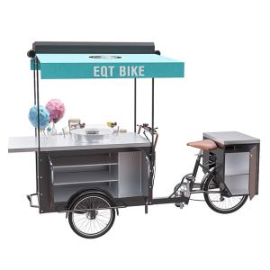 China Street Electric Tricycle Food Cart High Carbon Steel Frame With Long Life wholesale