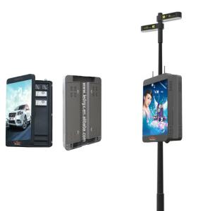 China Outdoor Gas Station Advertising Pillar Led Petrol Display Screen Totem Pole Signage wholesale