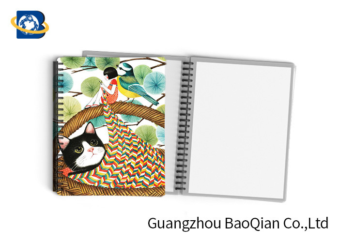 Pretty Girl Design 3D Lenticular Notebook PET / PP / PVC Cover Material