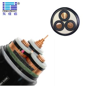 China Medium Voltage Fr Xlpe Cable , N2XRY STA 12-20KV Industrial Power Cable To IEC 60502 wholesale