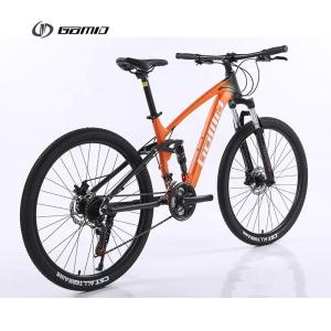 China OEM Bicicletas Custom Full Suspension Mountain Bike by GOMID with SHIMANO Gear Cycle and Four Link Soft Tail Length m 172-182CM wholesale