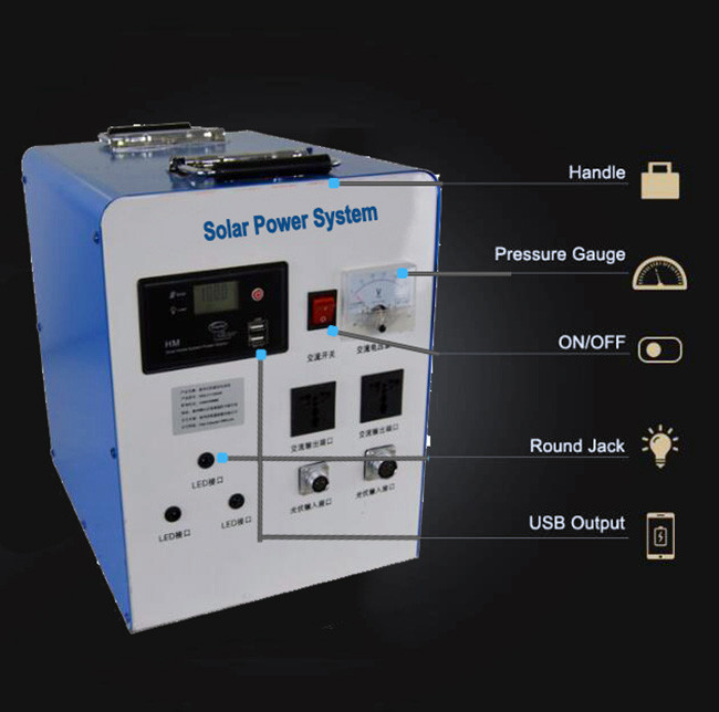 DC Load Portable Solar Energy PV System 135AH 2000W 1000W Easy Install