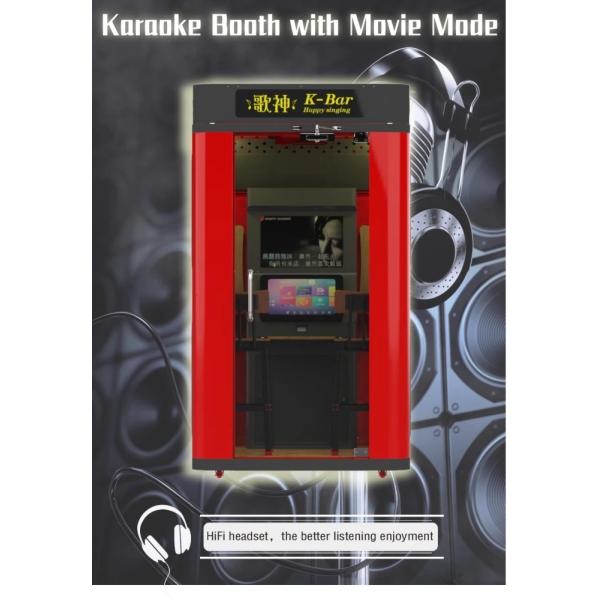 Tempered Glass + Hardware Coin Operated Music Machine / Jukebox Karaoke Machine