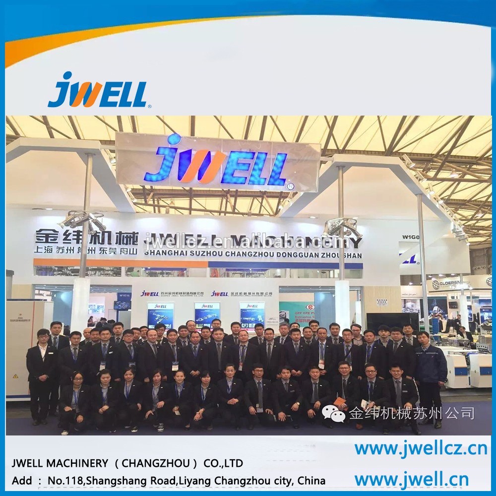 Jwell high efficiency window cover lines PVC profile extrusion line