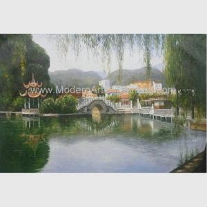 China Hand Painted Claude Monet Oil Paintings Chinese Landscape Oil Paintings wholesale