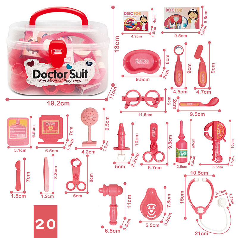 Function Pretend Play Toy Set Plastic Children Simulation Dental Clinic Medical Kit