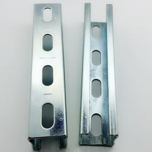 China Powder Galvanized Strut C Channel Shaped Galvanized Steel Profile SS316 wholesale