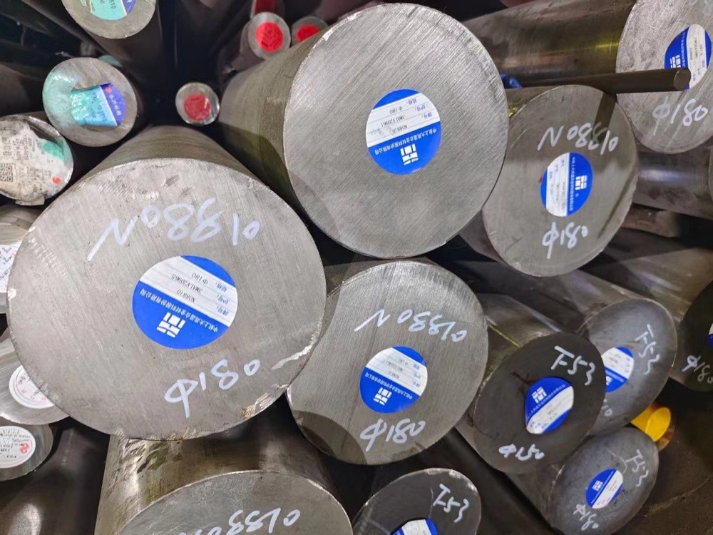 Incoloy 800H UNS N08810 Nickel Alloy Hot Forged Round Bar Peeled Bright Finish