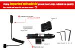 Tactical green beam laser sight with rail mount