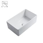 White Ceramic Farmhouse Kitchen Sink 30 Inch 30" Apron Front Sink White Drop In