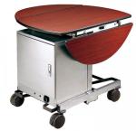 Commercial Room Service Equipments Trolley With Folded Wood Board
