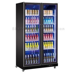 China Sharecool Commercial Upright Fridge 1100x600x1980mm Beverage Display Cooler wholesale